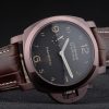 Panerai Luminor Brown Leather Strap Black Dial 80161 - Image 5