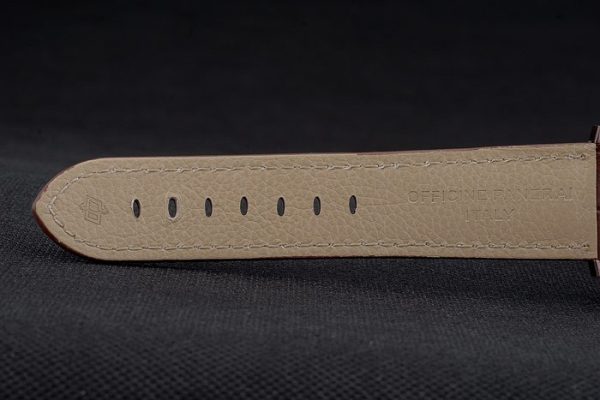Panerai Luminor Brown Leather Strap Black Dial 80161 - Image 9