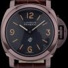 Panerai Luminor Brown Leather Strap Black Dial 80164