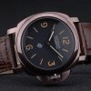 Panerai Luminor Brown Leather Strap Black Dial 80164 - Image 4