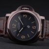 Panerai Luminor Brown Leather Strap Black Dial 80164 - Image 5