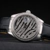 Swiss Rolex Datejust Special Edition 2012 Black Leather Strap 80252 - Image 5