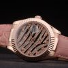 Swiss Rolex Datejust Special Edition 2012 Pale Pink Leather Strap 80253 - Image 5
