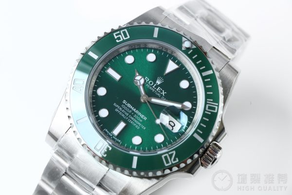 Rolex Submariner "Hulk" Green Dial Men's Luxury Watch 116610LV-97200 - Image 4