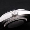 Swiss Rolex Day-Date Stainless Steel Bracelet Black Dial 80294 - Image 6