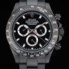Rolex Daytona Black Ion Plated Tachymeter Black Stainless Steel Strap Black Dial 80247