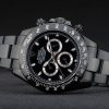Rolex Daytona Black Ion Plated Tachymeter Black Stainless Steel Strap Black Dial 80247 - Image 5