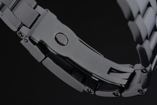 Rolex Daytona Black Ion Plated Tachymeter Black Stainless Steel Strap Black Dial 80247 - Image 7