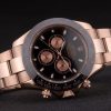 Rolex Daytona Black Ion Plated Tachymeter Rose Gold Strap Black Dial 80245 - Image 4