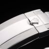 Rolex Daytona Cosmograph Rainbow Crystals Bezel Stainless Steep Strap Black Dial 80250 - Image 6