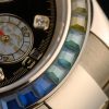 Rolex Daytona Cosmograph Rainbow Crystals Bezel Rose Gold Strap Black Dial 80251 - Image 10