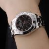 Swiss Rolex Daytona Stainless Steel Bracelet Black Dial 80296 - Image 3
