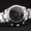 Swiss Rolex Daytona Stainless Steel Bracelet Black Dial 80296 - Image 5