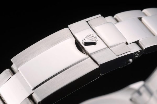 Swiss Rolex Daytona Stainless Steel Bracelet Black Dial 80296 - Image 7