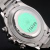Swiss Rolex Daytona Stainless Steel Bracelet Black Dial 80296 - Image 9