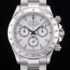 Swiss Rolex Daytona Stainless Steel Bracelet White Dial 80297
