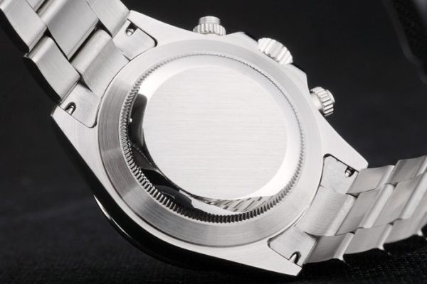 Swiss Rolex Daytona Stainless Steel Bracelet White Dial 80297 - Image 9