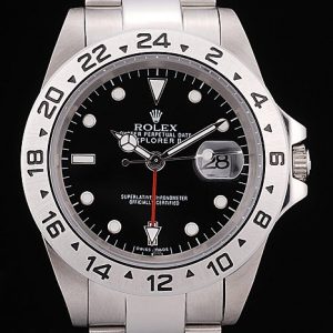 Rolex Explorer Stainless Steel Black Dial Tachymeter