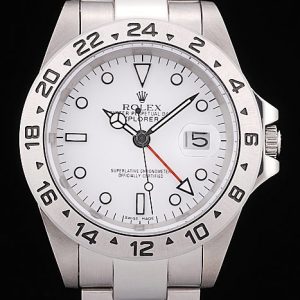 Rolex Explorer Stainless Steel White Dial Tachymeter