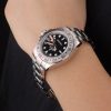 Rolex Explorer Stainless Steel Bezel Black Dial Tachymeter - Image 3