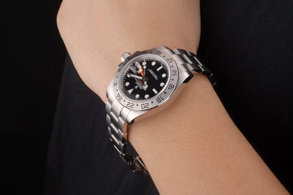 Rolex Explorer Stainless Steel Bezel Black Dial Tachymeter - Image 3