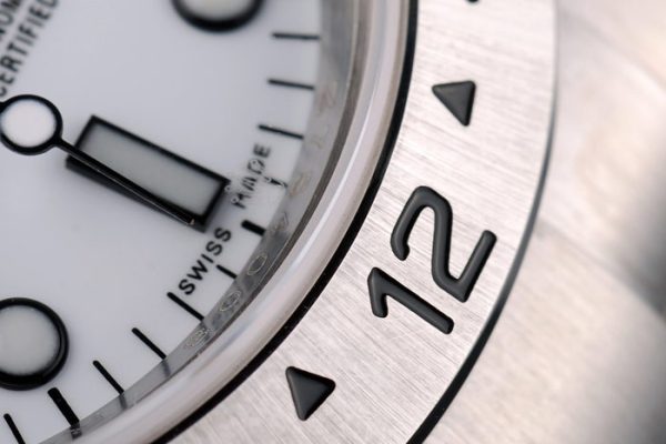 Swiss Rolex Explorer Stainless Steel White Dial Tachymeter Bezel - Image 10