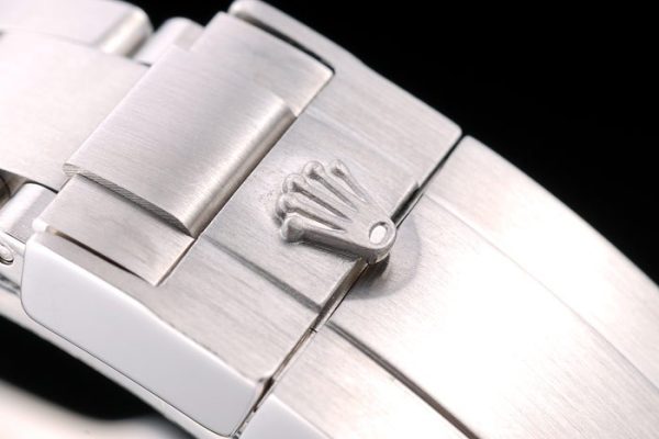 Swiss Rolex Explorer Stainless Steel White Dial Tachymeter Bezel - Image 6