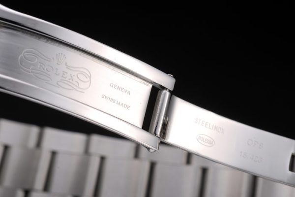 Swiss Rolex Explorer Stainless Steel White Dial Tachymeter Bezel - Image 7