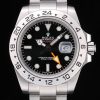 Swiss Rolex Explorer Stainless Steel Bezel Black Dial Tachymeter