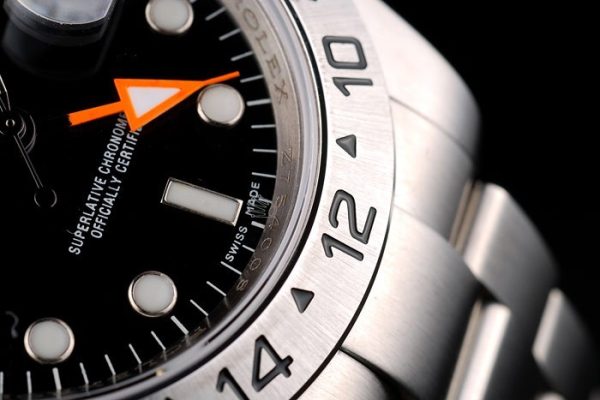 Swiss Rolex Explorer Stainless Steel Bezel Black Dial Tachymeter - Image 10