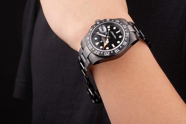 Swiss Rolex Explorer Black Ceramic Bezel Black Dial Tachymeter - Image 3