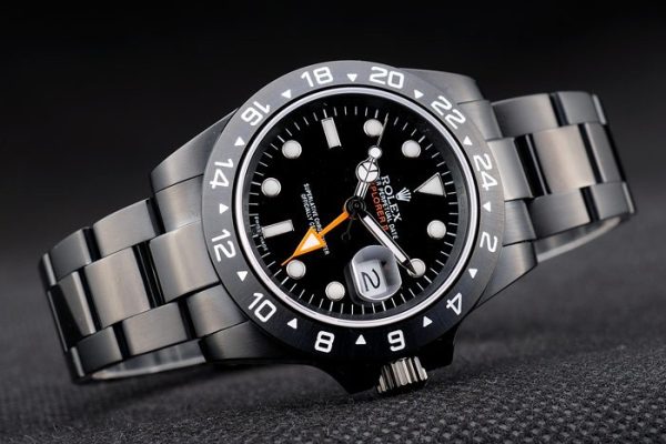 Swiss Rolex Explorer Black Ceramic Bezel Black Dial Tachymeter - Image 5