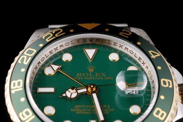 Rolex GMT Master II Green Ceramic Bezel Green Dial Tachymeter - Image 2