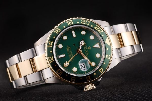 Rolex GMT Master II Green Ceramic Bezel Green Dial Tachymeter - Image 4