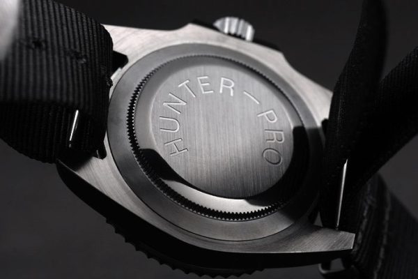 Swiss Rolex GMT Master II Pro-Hunter Black Fabric Strap Black Dial - Image 6