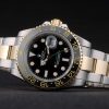 Swiss Rolex GMT Master Rose Gold Bezel Black Dial 80295 - Image 7