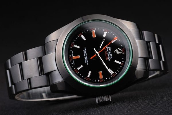 Rolex Milgauss Tinted Green Saphire Pro-Hunter Black Dial - Image 2