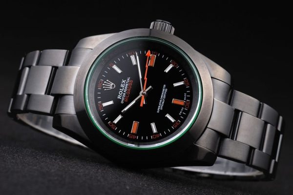 Rolex Milgauss Tinted Green Saphire Pro-Hunter Black Dial - Image 3