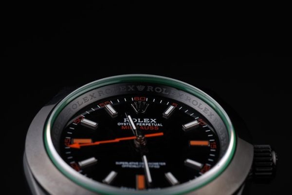 Rolex Milgauss Tinted Green Saphire Pro-Hunter Black Dial - Image 4