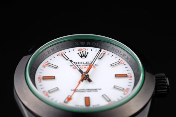 Rolex Milgauss Tinted Green Pro-Hunter Saphire White Dial - Image 4