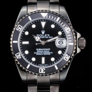 Rolex Submariner Wide Lady Black Bezel Black Dial Tachymeter
