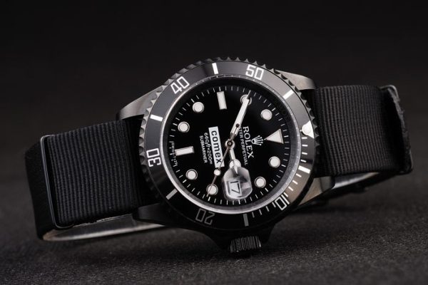 Rolex Submariner Comex Black Replica Watches - Image 8