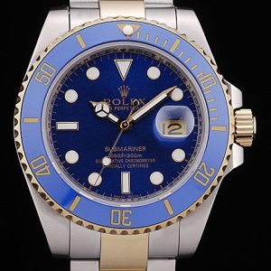 Rolex Submariner Blue Dial Blue Tachymeter