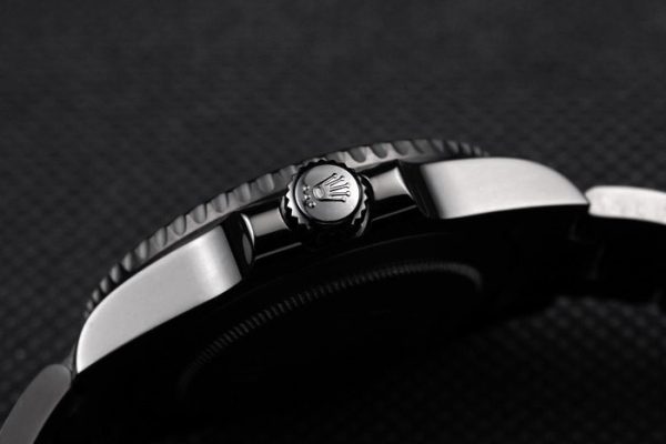Swiss Rolex Submariner Pro-Hunter Black Steel Strap Black Dial - Image 7