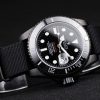 Swiss Rolex Submariner Pro-Hunter Black Fabric Strap Black Dial - Image 2