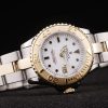 Rolex Yacht Master Gold White Dial Tachymeter - Image 3