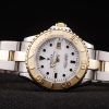 Rolex Yacht Master Gold White Dial Tachymeter - Image 4
