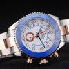 Rolex Yachtmaster Blue Ceramic Bezel White Dial Tachymeter - Image 2