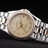 Tudor Swiss Classic Prince Date Stainless Steel Case Rose Gold Ribbed Bezel Gold Dial - Image 3