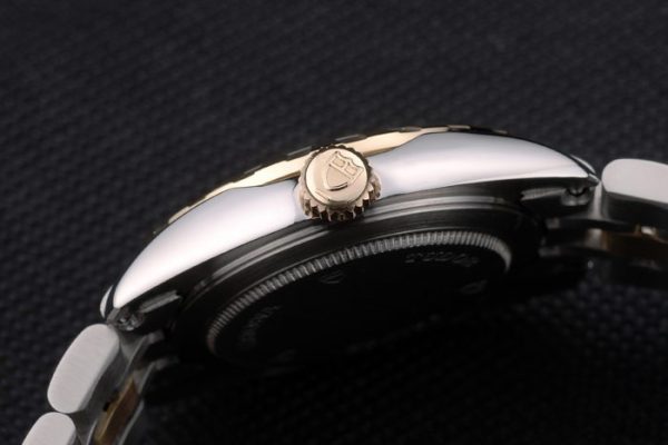 Swiss Tudor Classic Rose Gold Ribber Crystal Encrusted Bezel White Dial 80301 - Image 8